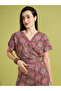 Ethnic Print Back Tie-Up Crop Top and Trousers Co-Ords - 6