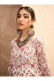 White Floral Sweetheart Neck Anarkali Kurta - 4