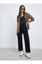 High Rise Straight Fit Jeans with Raw Edge