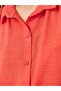 Solid Short Sleeve Oversized Shirt - 3