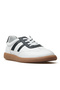 Women's Genuine Leather Casual Shoes 25Y D25Ya-7320 Z White/Black - 4