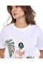 Printed T-Shirt with Crew Neck and Short Sleeves - 2