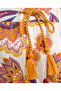 Patterned Lounge Pants with Drawstring Waist - 4