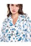 Patterned Shirt with Classic Collar and Long Sleeves - 4