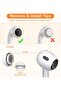 2 Pair Replacement Ear Tips AirPods Pro 2nd/1st Generation with Cleaning Pen | Noise Reduction Hole - 6