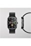 Risync Classic SA10 Smartwatch, Square Amoled Display, Black Silicone Band - 8