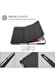 10.2 Inch Ultra Slim Trifold Stand Cover For iPad, Black - 2
