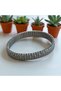 Steel Rubber Bracelet with Heart Figure (2 Years Importer Guarantee) - 2