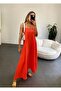 Women's Adjustable Strap Midi Dress - 4