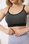 Women's Khaki Strap Padded Sports Bustier Njsport24 - 3