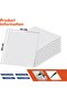 Ultra-Thin Artificial Ceiling Tiles, White, 600 × 600 × 7 mm, Pack of 8 - 3
