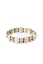 Certified Macrame Moonstone and Natural Stone Bracelet - 5