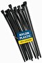 Nylon Zip Ties - Self Locking cable ties - Pack of 100 - Heavy Duty cable tie - High Weight - 2