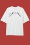 Royale Printed Oversize White T-Shirt