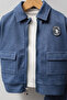 U.S. Polo Assn Baby Boy Blue Set - 3
