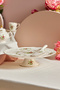 Vintage Rose 2-Piece Cake Serving Set with Spatula 30 cm Cream - 10