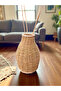 Wicker Vase Bohemian Vase Handmade Flower Holder Flower Basket