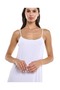 Lace Trim Strappy Nightdress with Scoop Neck - 2