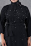 Pearl Detailed Belt Dress - 4