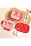 Cartoon Kids Lunch Box – BPA-Free Heatable Bento Lunch Container with Sauce Compartment, Le - 8