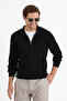 Men's Regular Fit Selani̇k Knit Collar Zipper Knitwear Sweater - 6