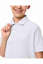 Embroidered Detail Polo T-Shirt with Short Sleeves - 3