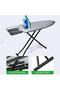 Adjustable Ironing Board with Iron Rest- Thick Felt Padding & Heat Resistant Cover for Easy Pressing - 4