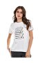 Sequined T-Shirt with Crew Neck and Short Sleeves