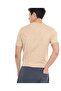 Woven T-Shirt with Crew Neck and Short Sleeves - 2