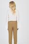 Narrow Leg Fabric Mink Trousers P-0024 - 6