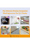 Tuva - Stylish Transparent Plexiglass Cutting Board with Waste Container |   Hygienic Easy to Clean Modern Kitchen - 5