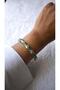 Special Series Flower Figure Handcuff Bracelet on Enamel (Inner Diameter: 6 cm)