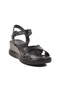 Black Heeled Women's Sandals T-002 Z