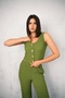 Women's Seersucker Suit with Vest - Vest and Pants - Summer Suit - 6