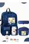 Set of 3 Korean Models: Children's Primary School Bag, Pen Holder, Lunch Box, Backpack