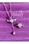 Winged Necklace and Ring Set Steel Birthday Gift Gift for Lover Gift Boxed Set
