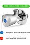 Brass Angle Valve and Teflon Tape seal with Water Type Indicators | 1/2" Connections, Triang - 3