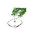 Silver Color Zircon Stone Steel Bracelet - 3