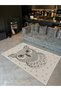 Mosso Owl Themed Nature Motifs Detailed Pattern Woven Base Modern Decorative Carpet Mosso213 - 3
