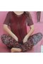 Women's Short Sleeve Soft Textured Pajama Set - 5