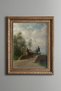 Ride in a Horse Carriage - Vintage Patterned Frame