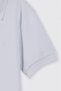 Boy's White Polo Collar T-Shirt - 2