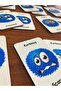 Cute Emotion - Facial Expressions Wooden Memory Matching Cards Turkish - English Memory Game - 3