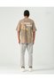 Erkek Luxury Basic Yıkamalı Baskılı Oversize Tişört - 2