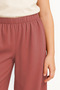 Girl's Wide Leg Casual Pants - Tile - 4