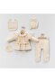Baby Girl 0-3 Months Mobile Lace 5-Piece Newborn Hospital Exit Zibin Set - 3