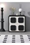 Stackable Solid Wood Nightstand with 2 Drawers 45x40x48 cm - 2
