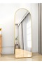 Arched Full Length Mirror with Durable Iron Frame, 80x180 cm - 3