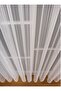 Striped Tulle Suitable for Any Room Without Ironing 1/3 Frequently Pleated Natural Ecru Tulle Curtain