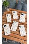 Case for iPhone 15 (2023) Cherry and Bow Pattern - Soft Silicone, Embossed Leather Texture Cover - 3